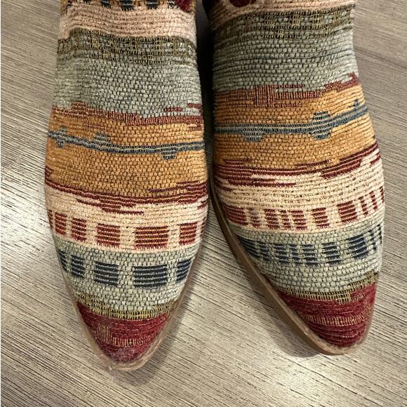 Wonderly Buckley women’s low boho southwest print Cowboy boots size 6 - Picture 12 of 12